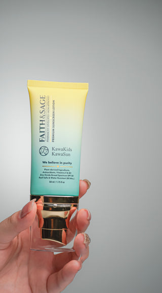 KawaKids KawaSun - Sunscreen Lotion SPF 50 & 80 mins Water Resistance